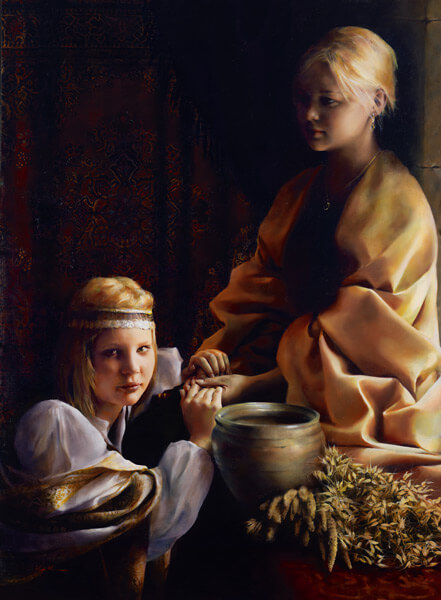 The Trial of Faith (Ruth and Orpah) by Elspeth Young