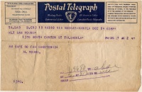 Telegram - 24 December 1941