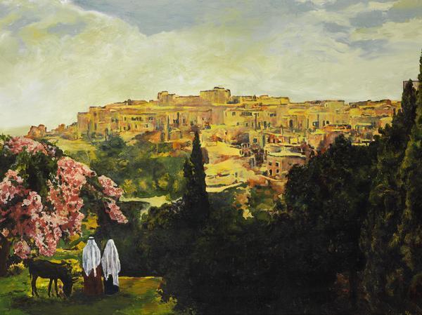 Unto The City Of David - 12 x 16 giclée on canvas (pre-mounted) by Ashton Young