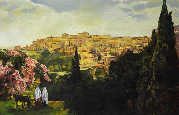 Unto The City Of David - 12 x 18.5 giclée on canvas (pre-mounted) by Ashton Young